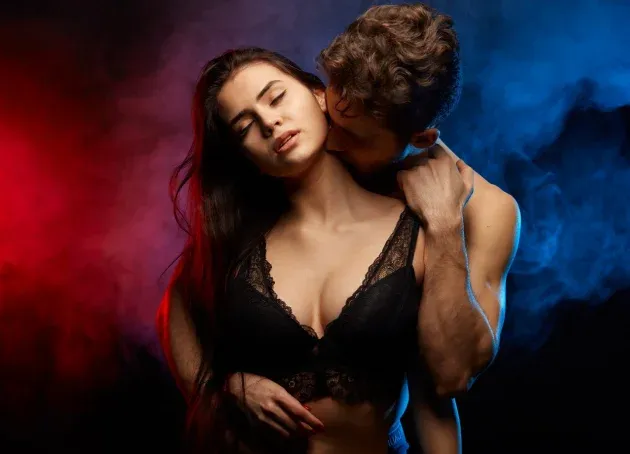 Confident, attractive person radiating sexual magnetism